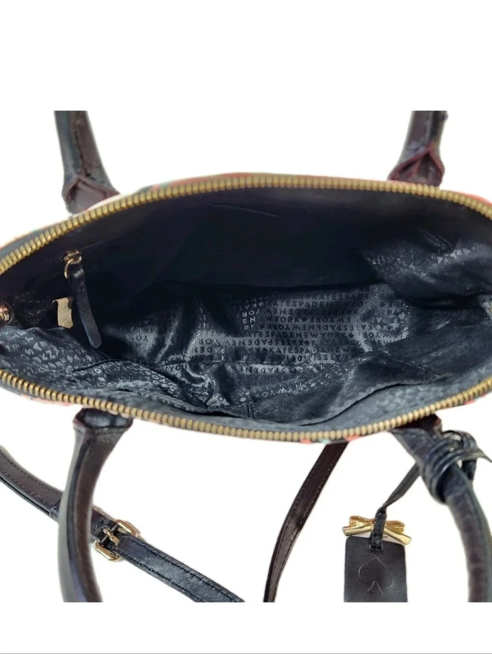 KATE SPADE Brightwater Drive Rachelle Convertible Satchel Regal Plume Feathers